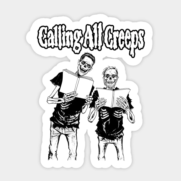 Calling All Creeps Logo Sticker by Calling All Creeps Podcast